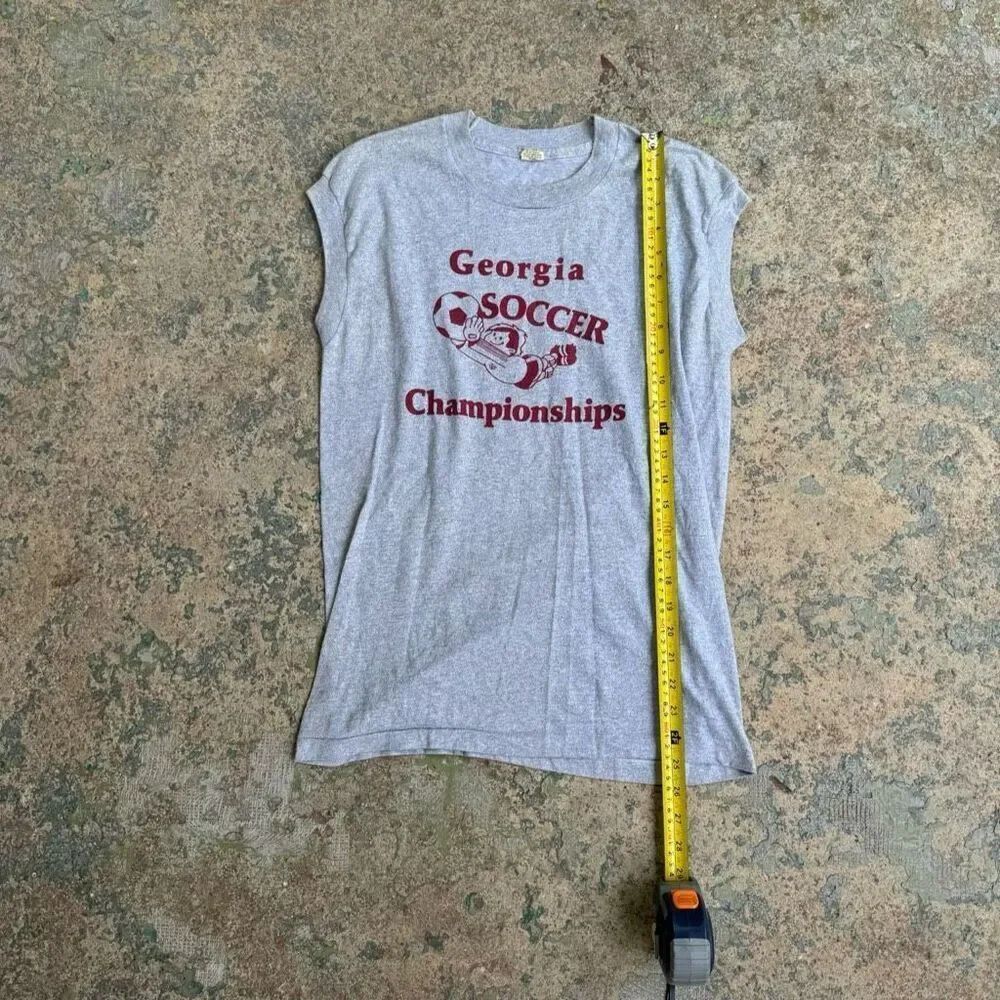 80’s Georgia Soccer State Champs Single Stitch Vintage TankTop